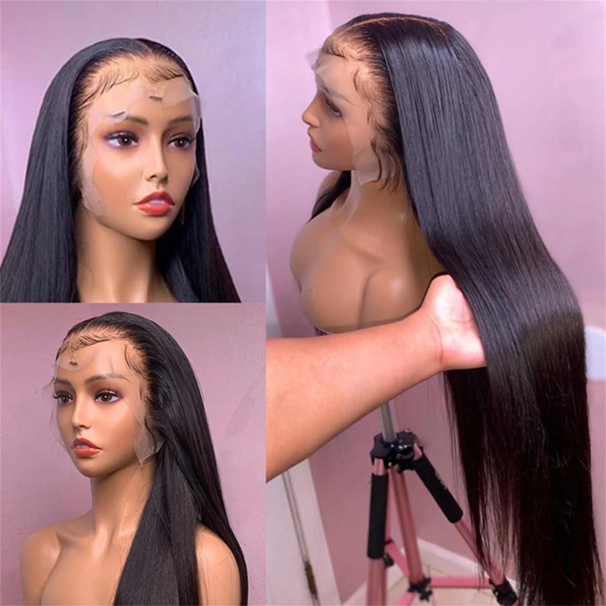 Human Lace Wig For Women Generic 30 40 Inch Straight Lace Front Wigs Human Hair 360 Full Lace Wigs For Women Pre Plucked 13X4 13X6 Hd Lace Frontal Wig