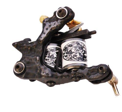 Pirate Face Tattoo Carver Tattoo Kit 4 Machine Guns Power Supplies / 2 Rotary Machines / 2 Coil Machines / 7 Ink/LCD Power Supply / 50 Needles/Plus Accessories