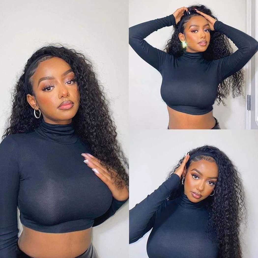 Odir Odir Water Wave Human Hair 1 Bundle 30 Inch Unprocessed 9A Brazilian Wat and Wavy Virgin Hair Bundles Curly Hair Weft 100g Natural Color