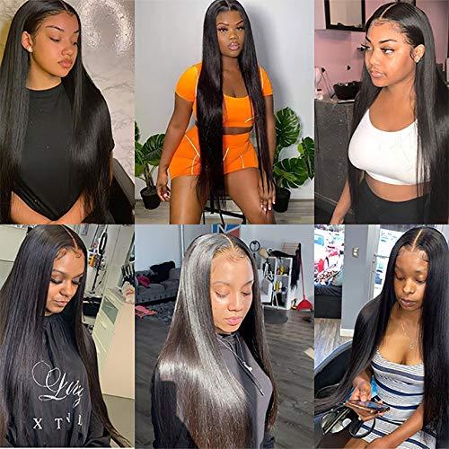 RJ HAIR RJ HAIR Silky Straight U Tip Hair Keratin Fusion Human Hair Extensions 1g/s 30inch Long Brazilian U Nail Pre Bonded Hair (30inch 100strand, Natural Color)