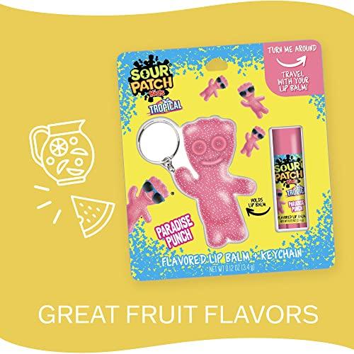 Taste Beauty Taste Beauty Sour Patch Kids–Flavored Lip Balm and Keychain Holder, (Flavor), 2-Piece Set