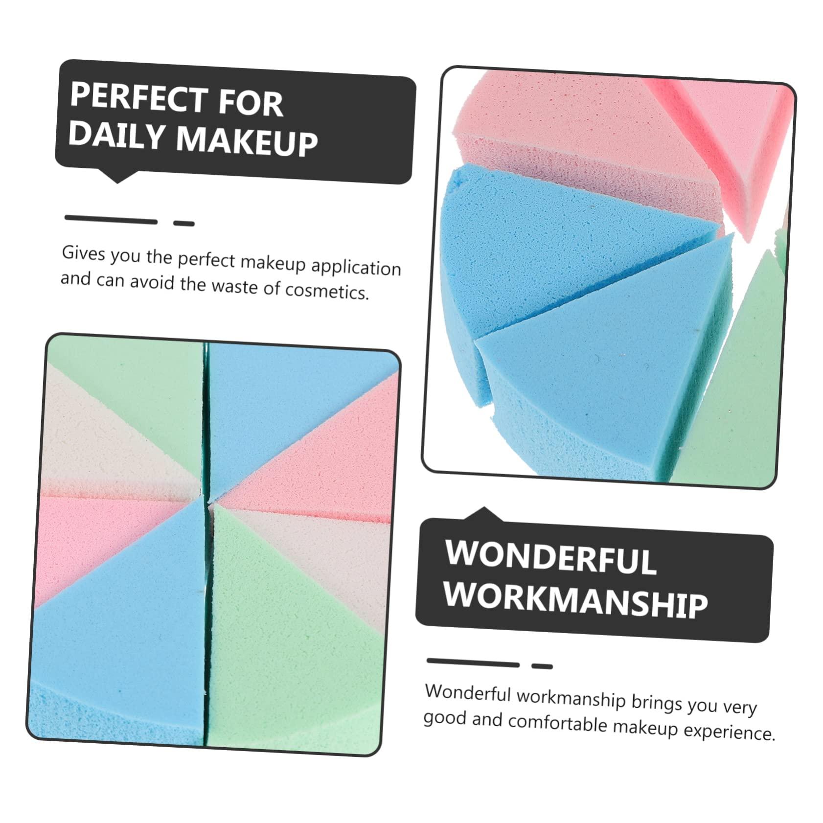Mipcase Mipcase 8 Sets Triangular Sponge Puff Makeup Pads Craft Foam Sponges for Painting Blending Sponge Makeup Sponges for Foundation Makeup Sponges Wedges Triangle Sponge Powder Puff Emulsion