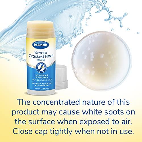 Dr. Scholl's Dr. Scholl's Severe Cracked Heel Repair Restoring Balm 2.5oz, with 25% Urea for Dry, Cracked Feet, Heals and Moisturizes for Healthy Feet