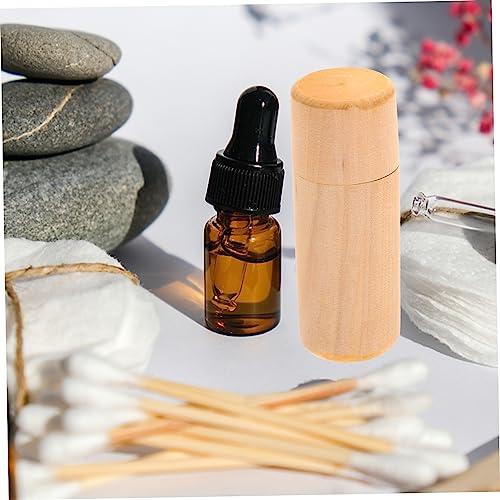 Zerodeko Zerodeko 5pcs Box Wooden Essential Oil Storage Box Aromatherapy Oil Case Smooth Surface for Easy Handling
