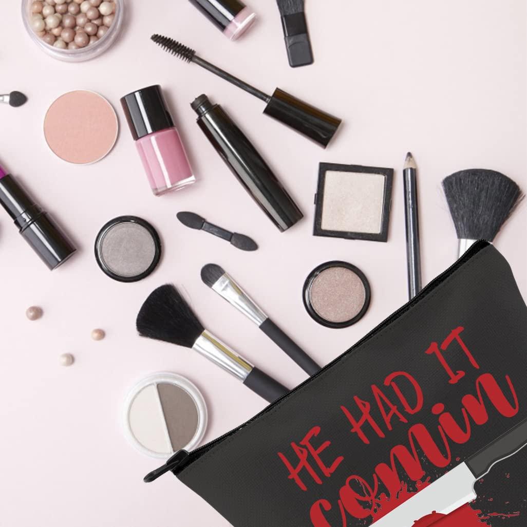 TSOTMO TSOTMO Chicago The Musical Makeup Bag He Had It Coming Bag Broadway Musical Inspired Gift Actor Actress Gifts (HE HAD IT COMING)