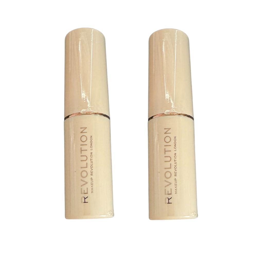 Revolution Beauty London Pack of 2 Makeup Revolution Beauty Fast Base Stick Foundation, F11