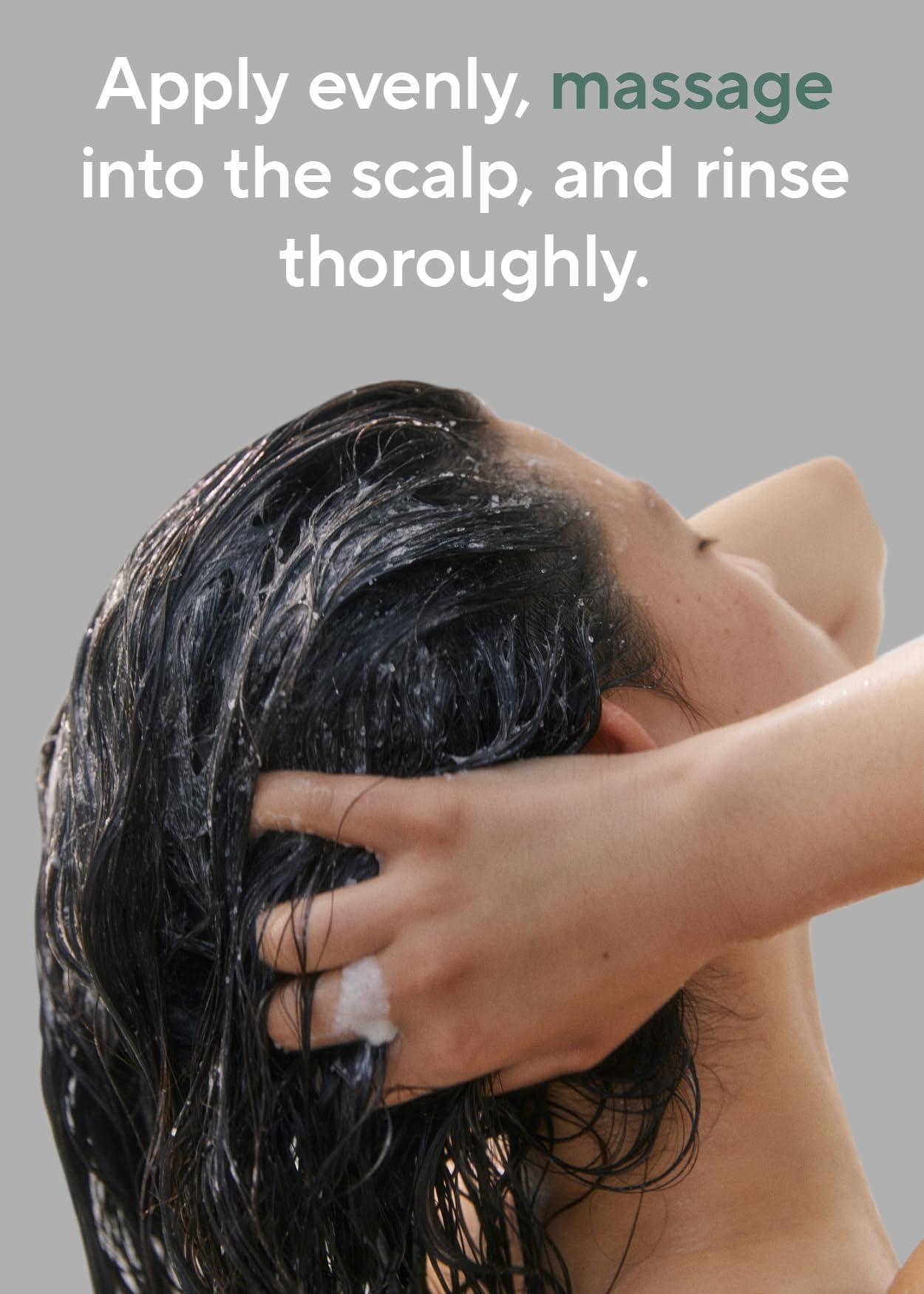 AROMATICA AROMATICA Rosemary Salt Scrub Shampoo 10.5 oz / 300g - Hair Loss Shampoo with Rosemary Scalp Oil | Scalp Exfoliator with Salt Scrub for Oily Scalp | Sulfate Free, Silicone Free