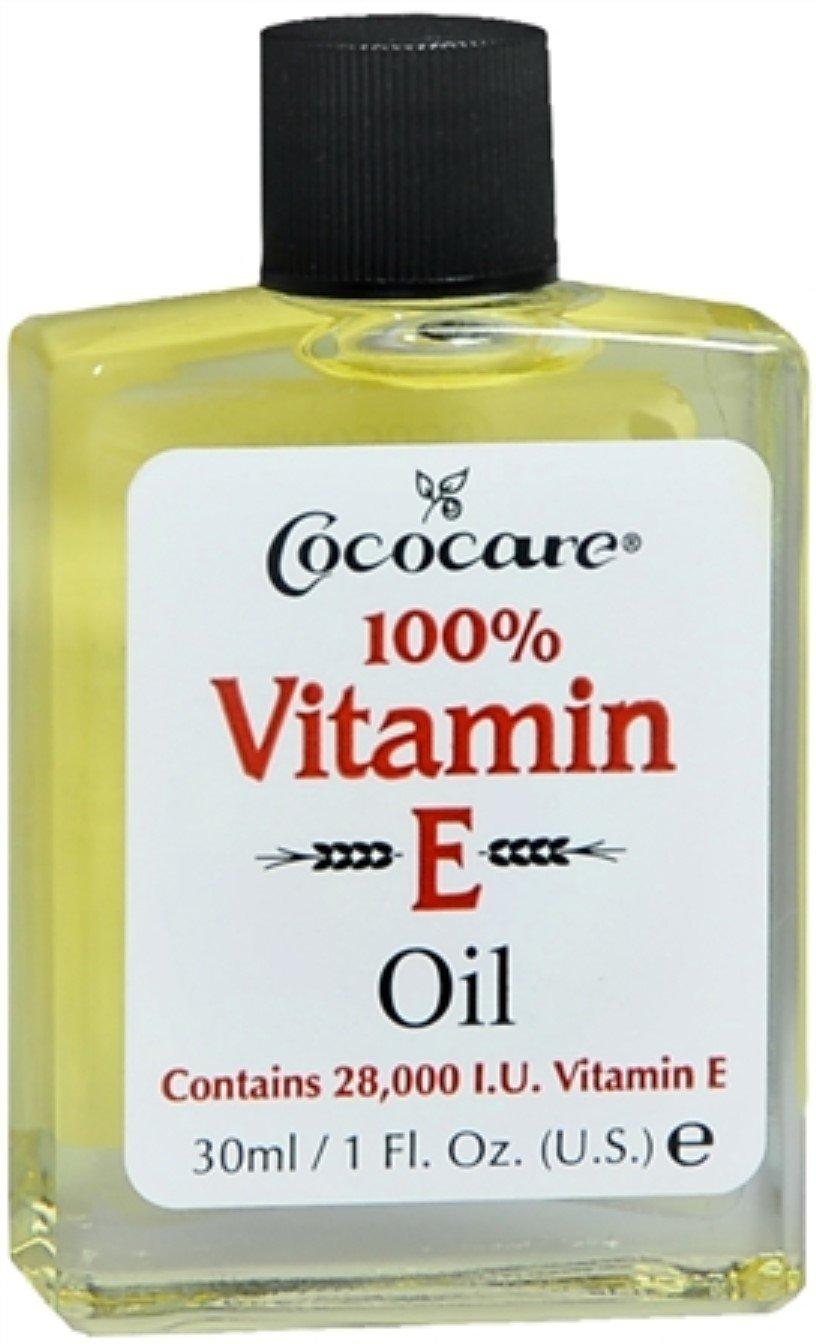COCOCARE Cococare 100% Vitamin E Oil 28000 I.U. 1 Ounce (Pack of 6)
