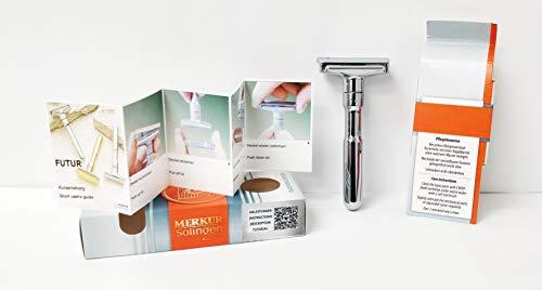 Merkur Merkur FUTUR Adjustable Safety Razor, Chrome Finish, MK-701001