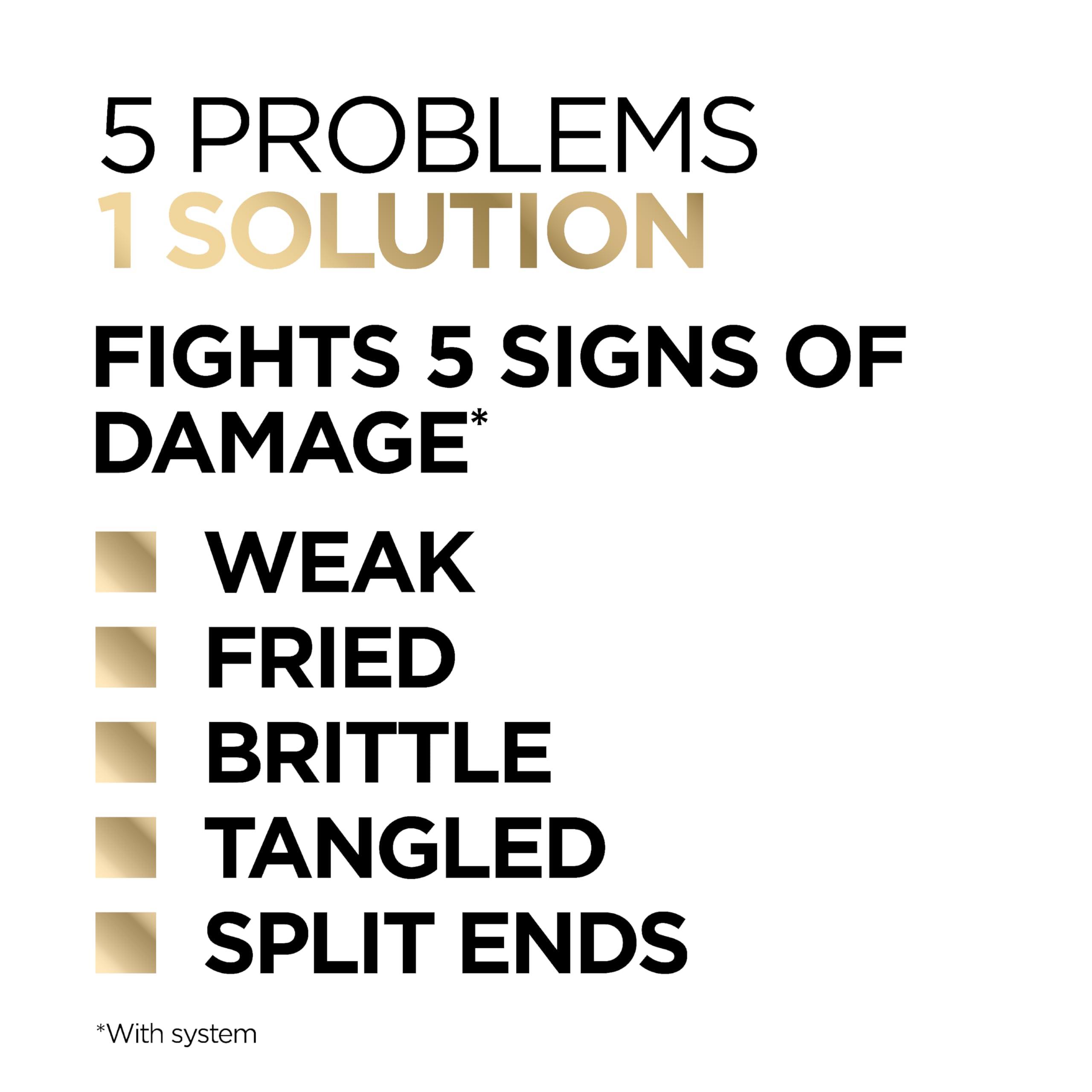 L'Oréal Paris L'Oreal Paris Elvive Total Repair 5 Repairing Shampoo and Conditioner for Damaged Hair, 28 Ounce (Set of 2)