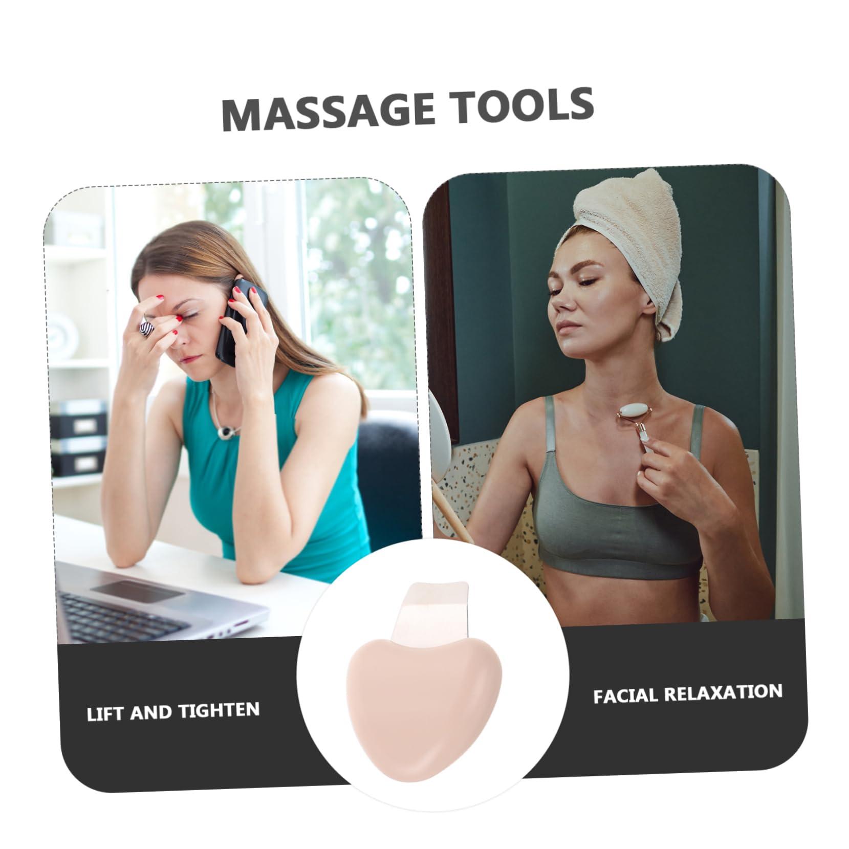 FOMIYES FOMIYES Blackhead Shovel Blackhead Scraper Pimple Remover Facial Pimple Extractor Face Blackhead Extractor Stainless Steel Pimple Extractor Metal Pimple Removal Tool Plastic Beige