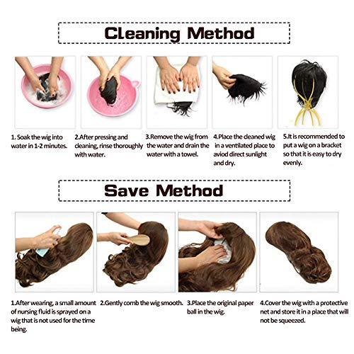 Baruisi Baruisi Long Purple Black Wig Silky Straight Synthetic Heat Resistant Side Bangs Halloween Costume Hair Wigs for Women Girls