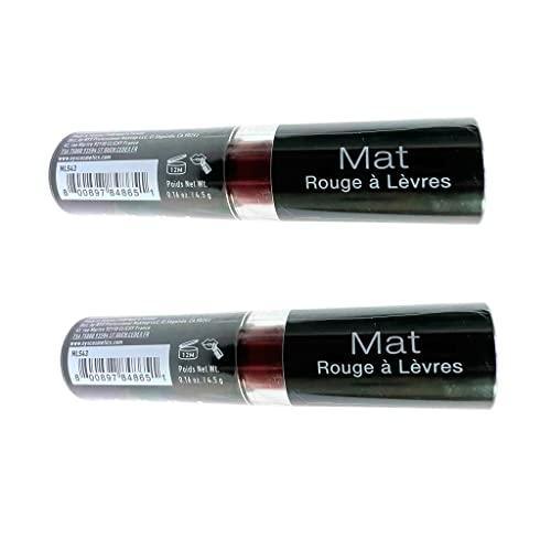 NYX Pack of 2 NYX Matte Lipstick, Crazed MLS43