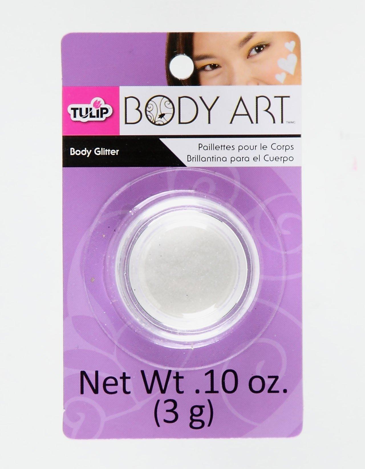 Tulip Tulip Body Art Glitter Open Stock- White