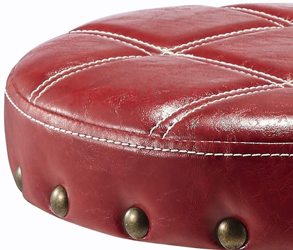 DEKD DEKD Round Rolling Stool Adjustable Chairs Adjustable Bottom Seat Work Stool Work Bench Small Task Chair 15cm Adjustable for Massage Spa Laboratory Workshop (Color : Redx2)