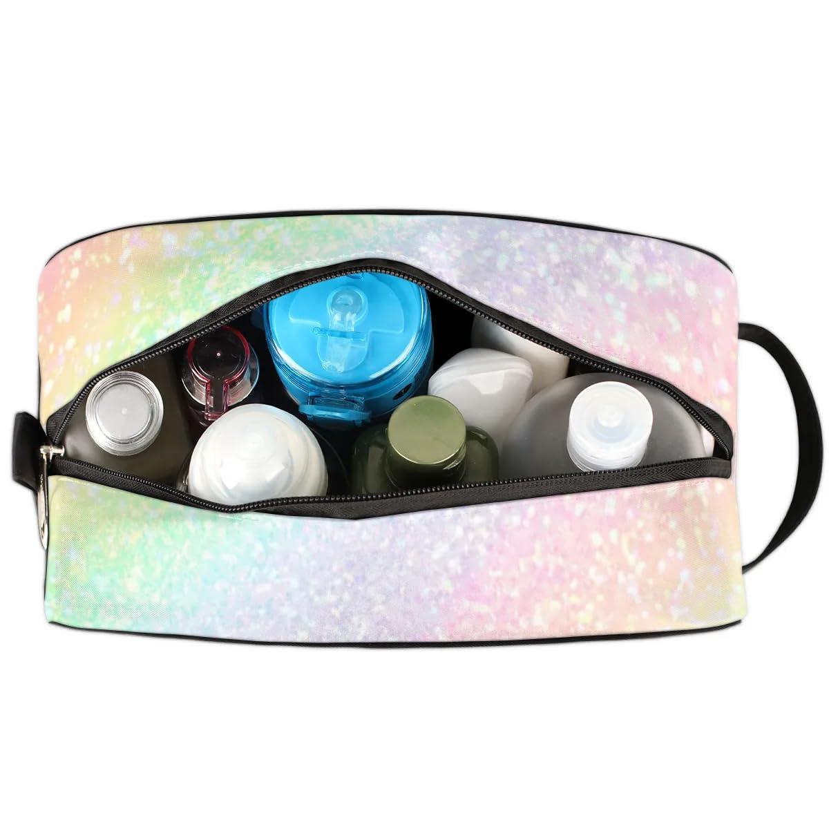 RIRIX RIRIX Personalized Dance Gymnastics Makeup Bag for Girls, Travel Cosmetic Bag Make Up Bag Organizer Toiletry Bag Dance Accessories Dance Competition Must Haves Gift Love Gymnastics