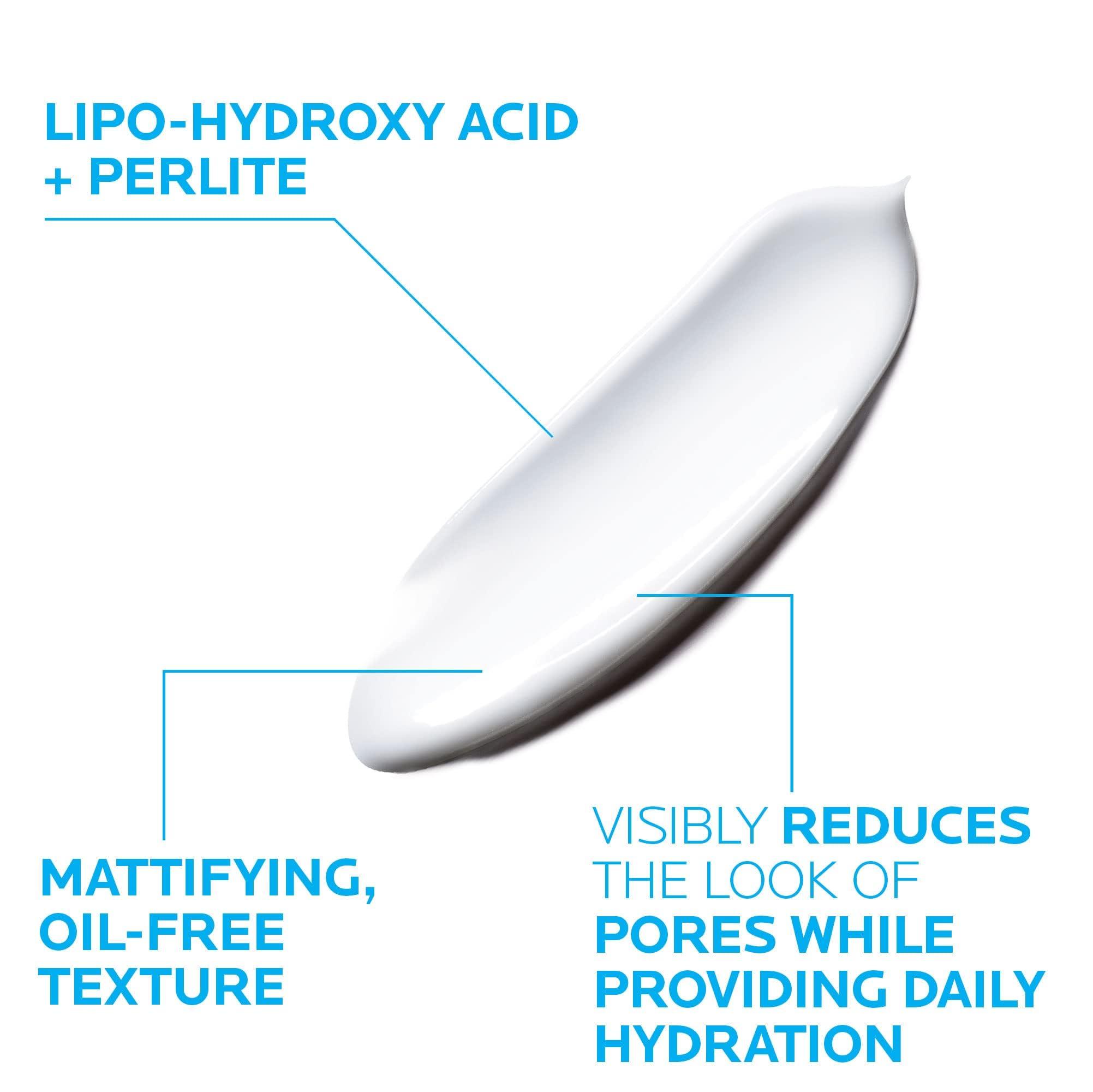 La Roche-Posay La Roche-Posay Effaclar Mat, Daily Moisturizer For Oily Skin, Visibly Reduces The Look Of Pores, Oil-Free Mattifying Moisturizer, Smooths Skin Texture, Non-Comedogenic & Dermatologist Tested
