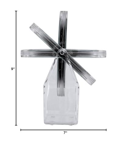 Zadro Zadro Two-Sided Swivel 7X/1X Magnification Acrylic Vanity Makeup Mirror for Bedroom, Bathroom and Tabletop