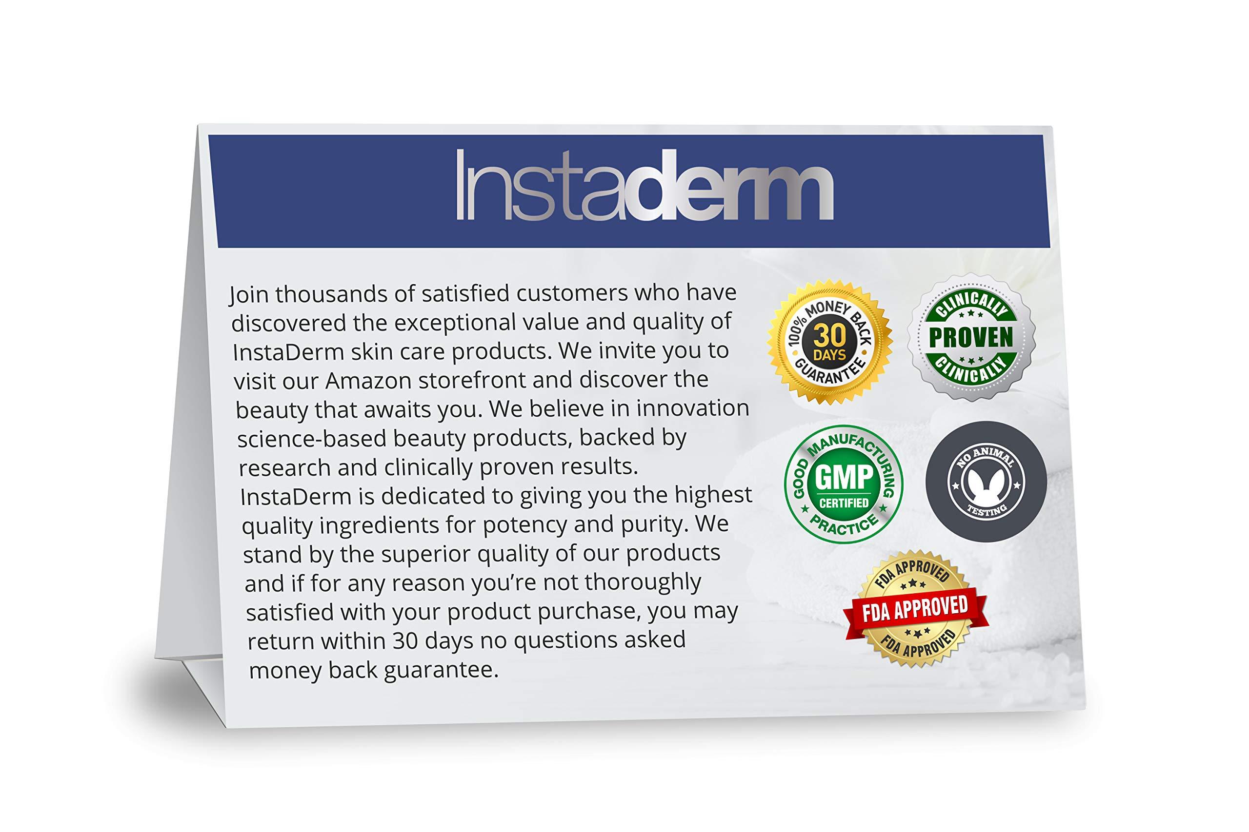 Instaderm Anti-Aging Exfoliating Peel Pads Smooths Fine Lines, Wrinkles, Dark Spots & Skin Roughness to Enhance the Skins Texture & Tone for Radiant Glow.