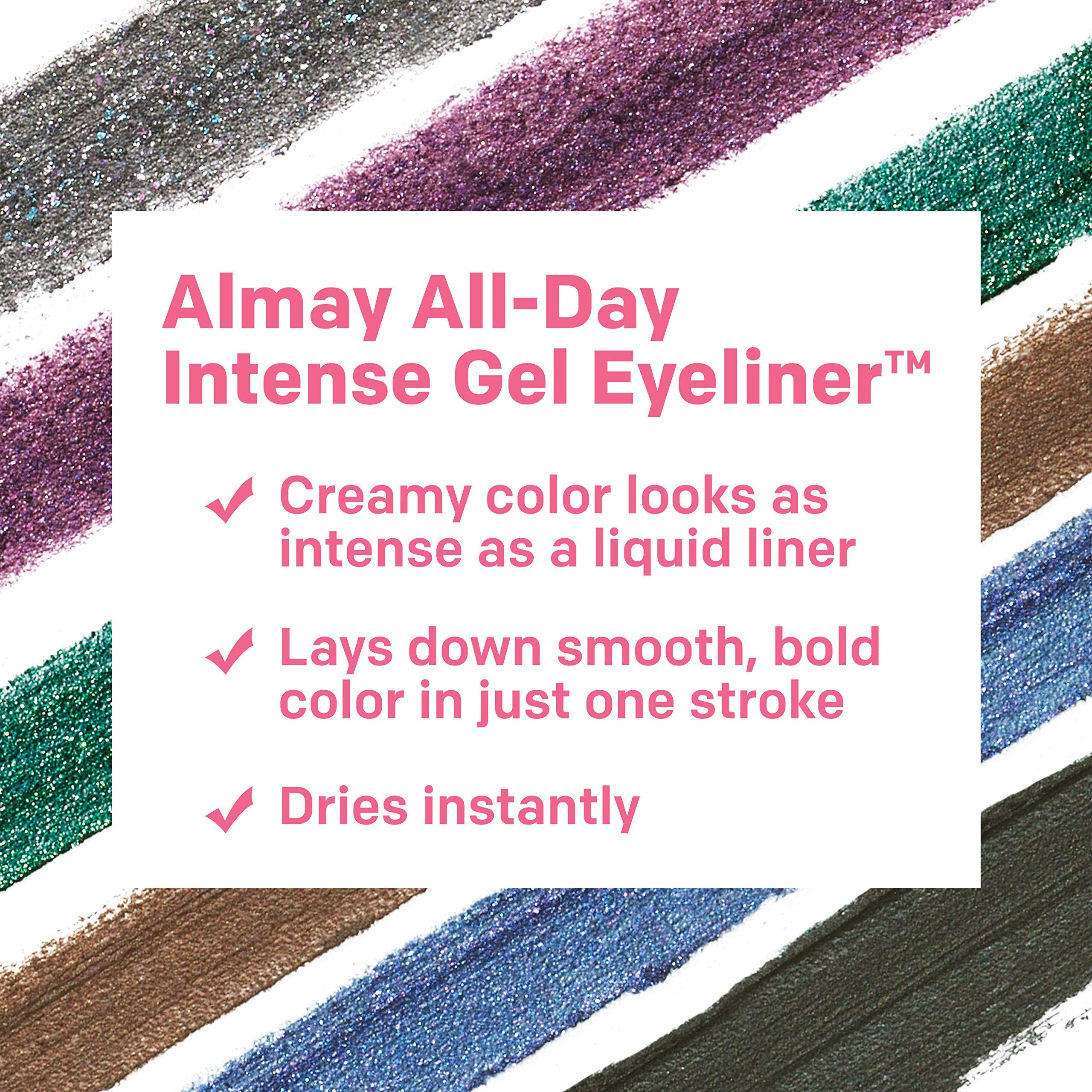 Almay Almay Gel Eyeliner, Waterproof, Fade-Proof Eye Makeup, Easy-to-Sharpen Liner Pencil, 140 Deep Chestnut, 0.045 Oz