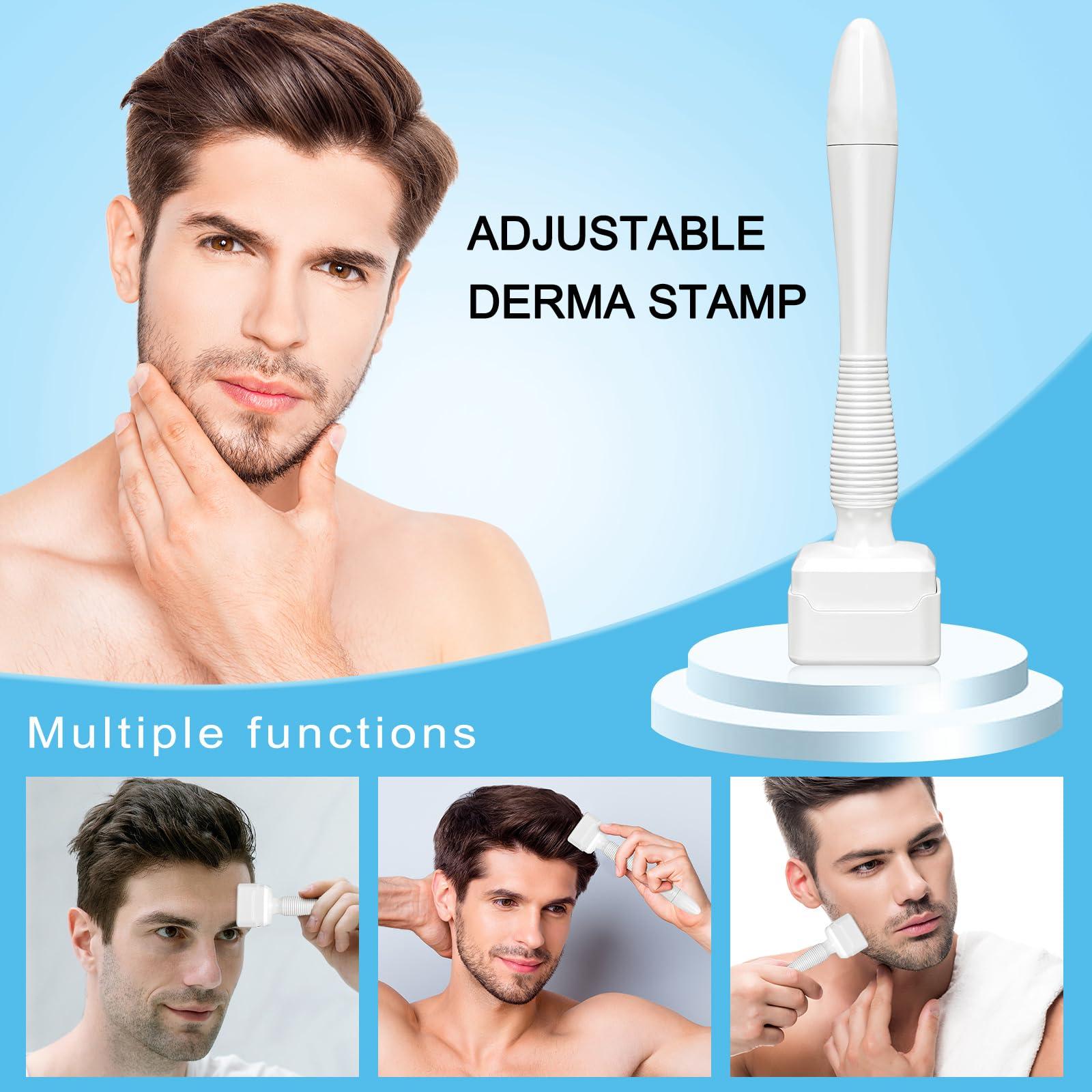 Lmuwecno Beauty Derma Stamp, Professional Microneedling Stamp 0.25 mm, DermaStamp for Men Women Home Use