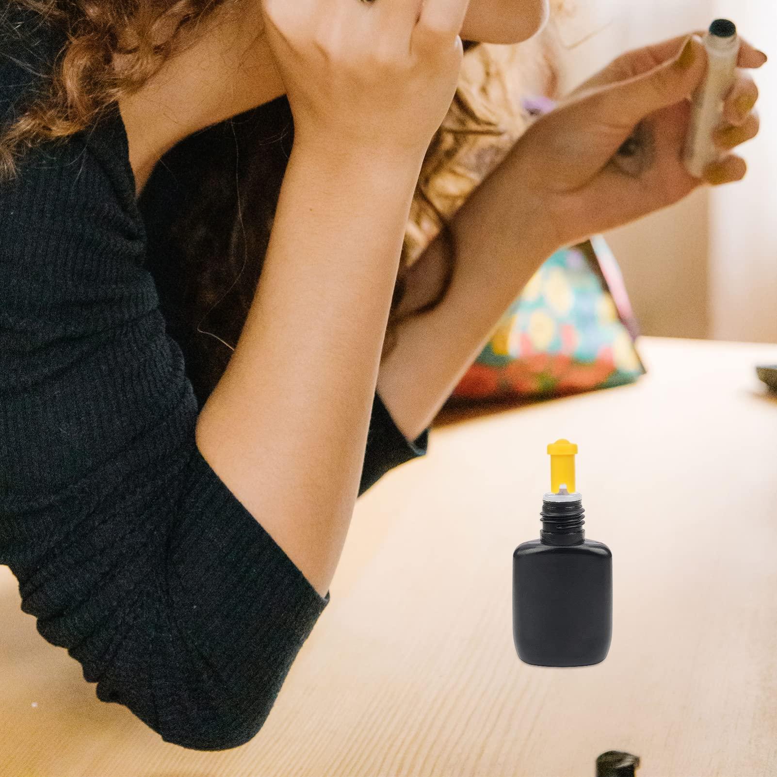 Beaupretty Beaupretty 4sets Needle Nose Lash Glue Bottle Blocking Needle Glue Bottle Pin Replacement Head Portable 100pcs*4