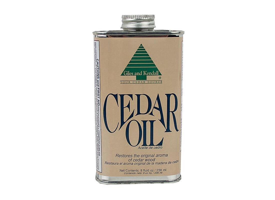 Giles & Kendall Inc Giles & Kendall Low Luster Clear Oil-Based Cedar Oil 8 oz.