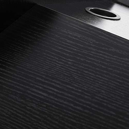 BarberPub BarberPub Beauty Salon Trolley Storage Cart Hair Dryer Holder Stylist Equipment with Lockable Rolling Wheels, Drawer (Black)