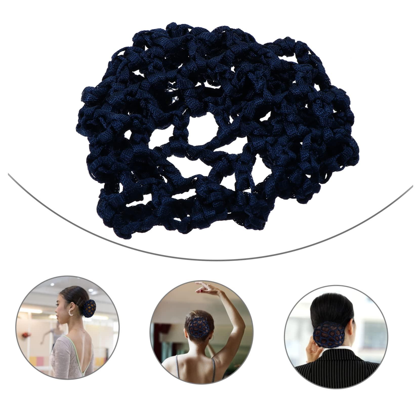 balacoo Balacoo 24 Pcs Elastic Mesh Hair Accessories Hair Net Hairnets Ballet Hair Accessories Skating Hair Accessories Hair Bun Girls Hair Accessories Bun Nets for Ballet Girls Invisible Hairnet