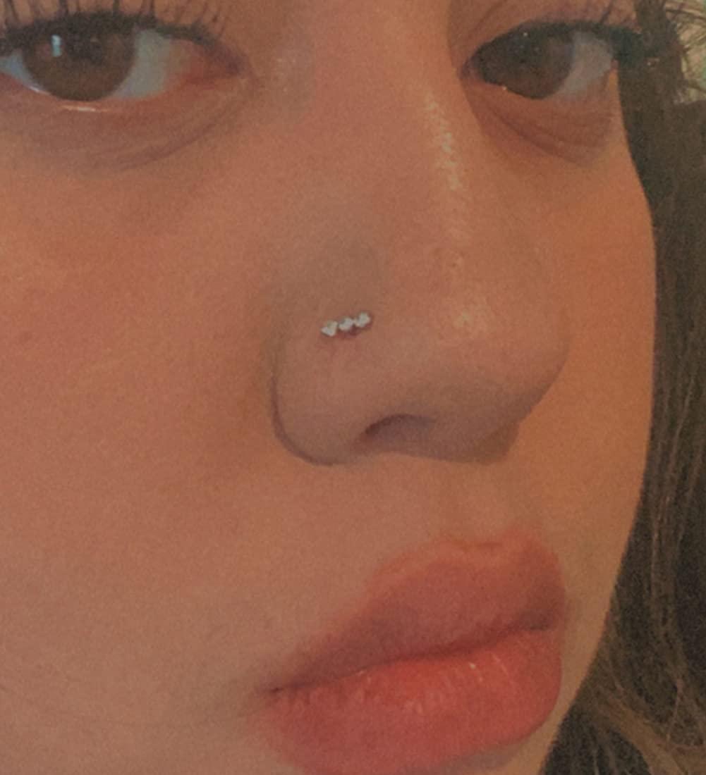 QWALIT QWALIT Self Nose Piercing Kit at Home Nose Piercing Kit Nose Ring Piercing Kit Nose Piercing Kit with Nose Rings Disposable Nose Piercing Gun Kit Gold Piercing Kit for Nose