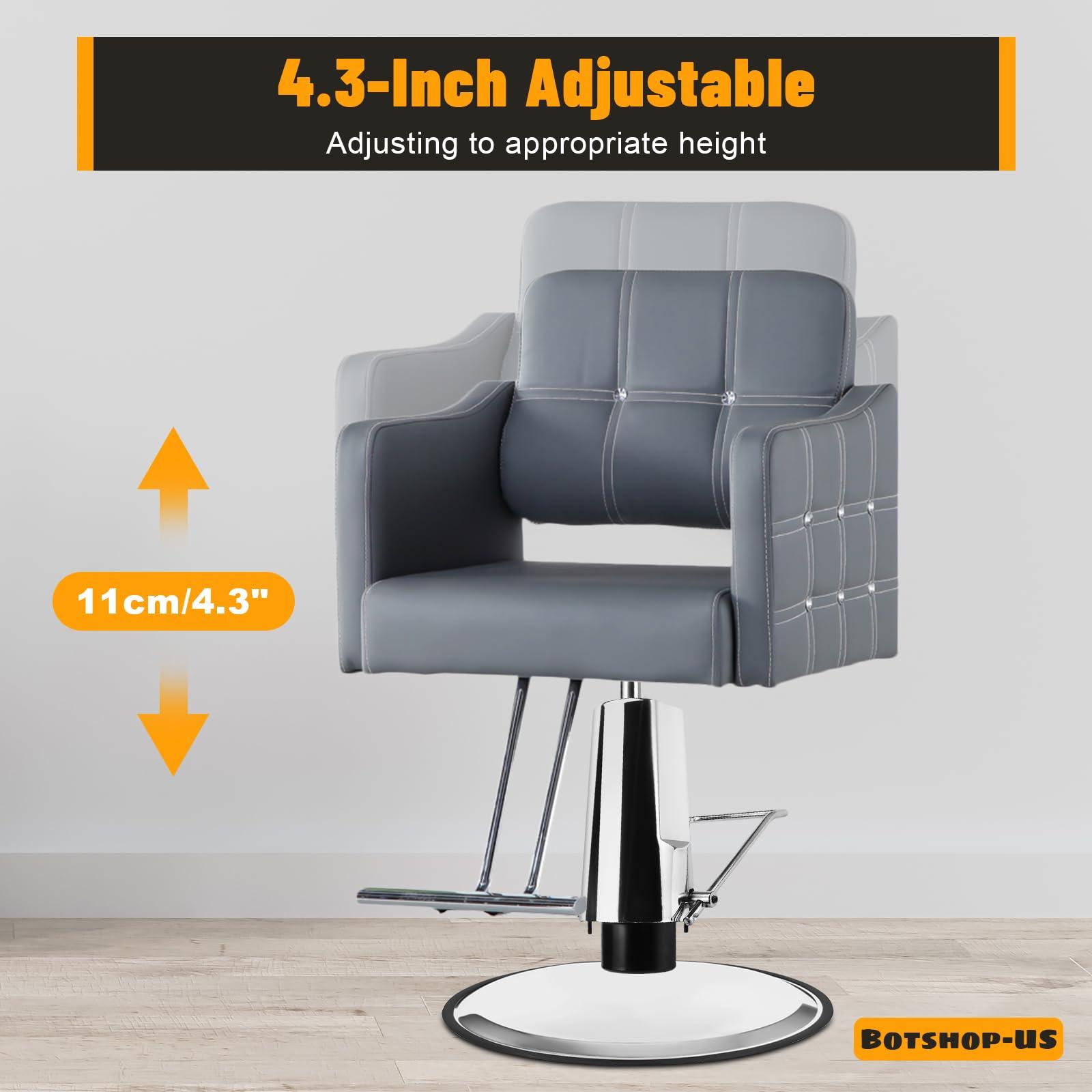 Gdrasuya10 Gdrasuya10 Barber Chair Replacement Hydraulic Pump with 23 Inch Base Heavy Duty Hydraulic Pump for Barber Salon Chair 4 Screw Pattern 440lbs Weight Capacity (Adjustable Height: 11cm/4.3inch)