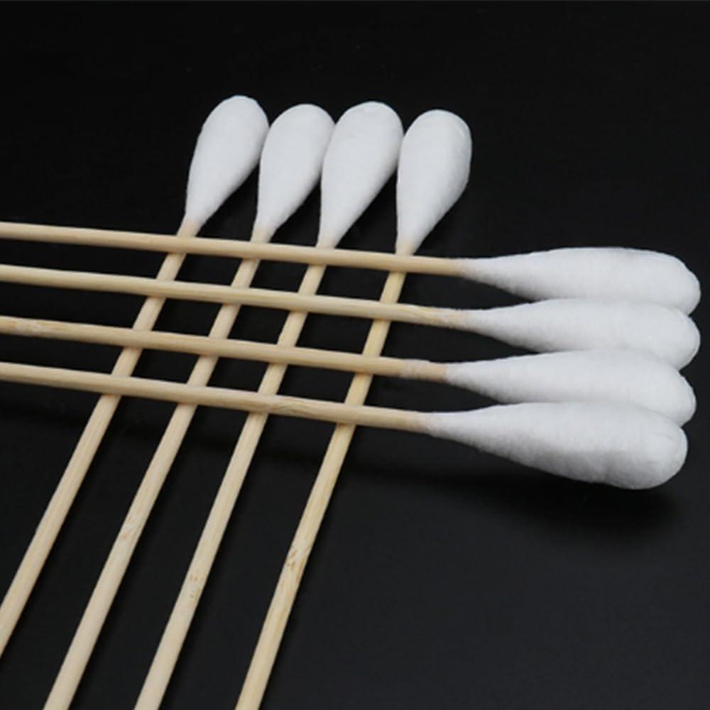 Bolesen 100PCS Medical Cotton Swabs for Gynecology - Disposable Cotton Buds Extra Large Size 20cm High Absorbency Cotton Sticks