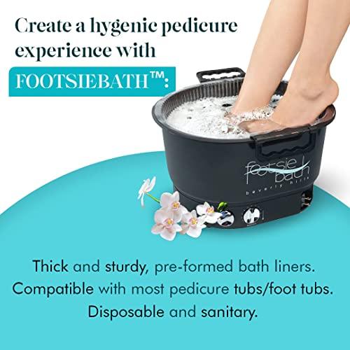 FOOTSIE BATH Footsie Foot Bath Liners, 10 Count
