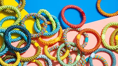 L. Erickson L. Erickson Grab & Go Ponytail Holders Set of 12 - Camelback