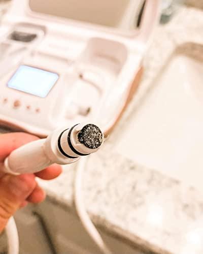 Trophy Skin Trophy Skin MicrodermMD - At Home Microdermabrasion Kit - Anti Aging and Acne Treatment - Contains Real Diamond and Pore Extractor Tips to Rejuvenate Skin and Reduce Acne Scars - Blush