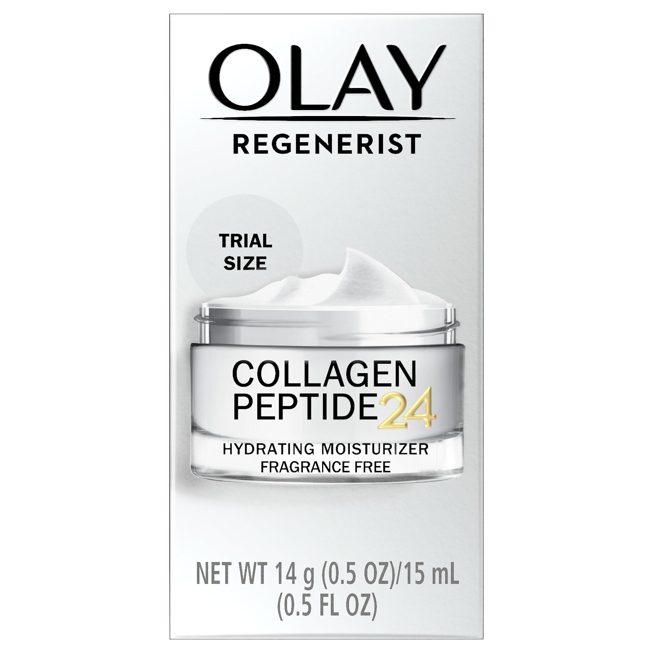 Olay Olay Regenerist Collagen Peptide 24 Face Moisturizer, Trial Size, 0.5 oz