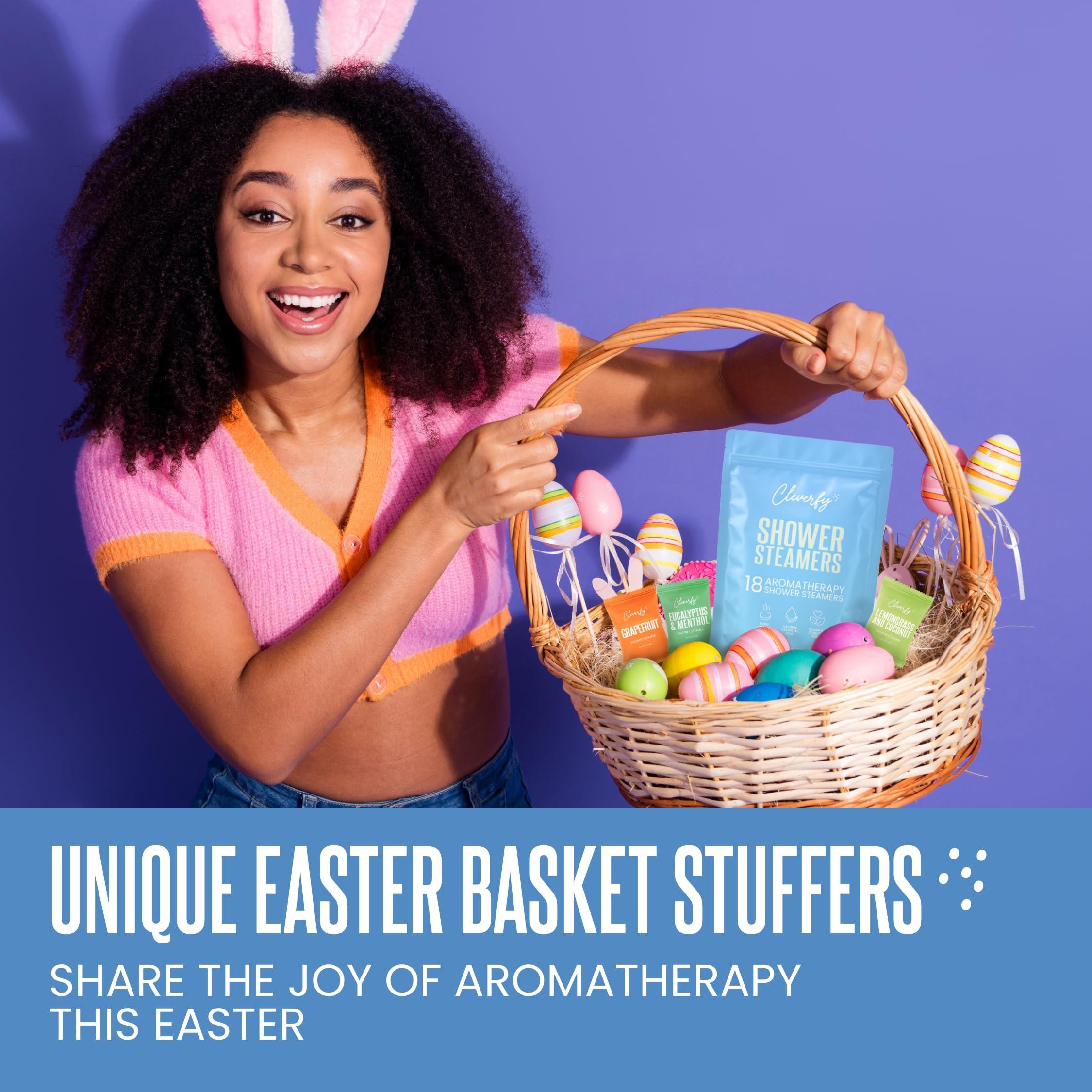 CLEVERFY Cleverfy Shower Steamers for Aromatherapy - Blue Variety Set of 18 Shower Bombs