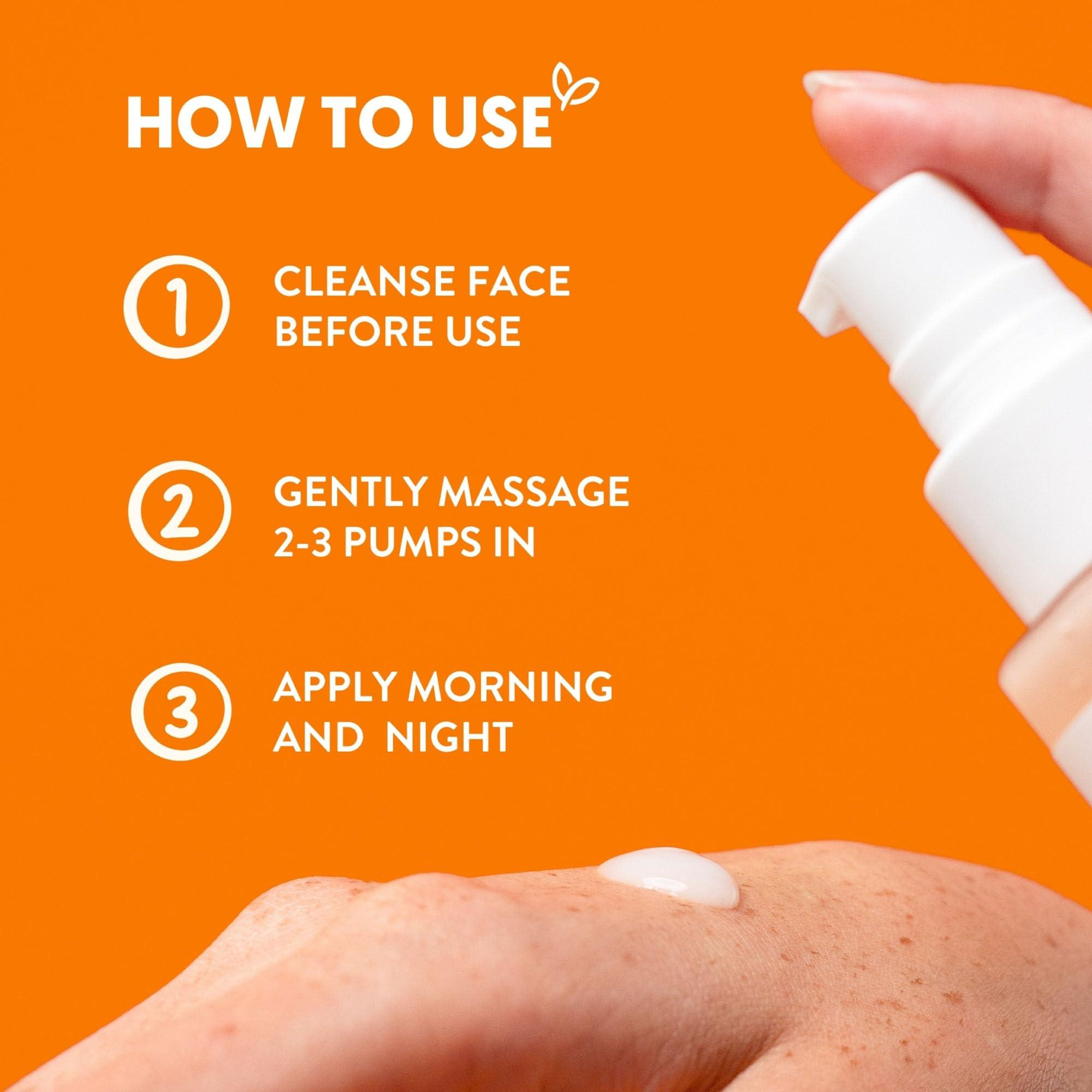 By Nature From New Zealand By Nature Vitamin C + Collagen Face Serum - Restore and Energize Tired Skin with Brightening Vitamin C, Plumping Collagen, Plus Texture Enhancing Turmeric - Premium Skin Care Serum for Face - 3fl. oz.