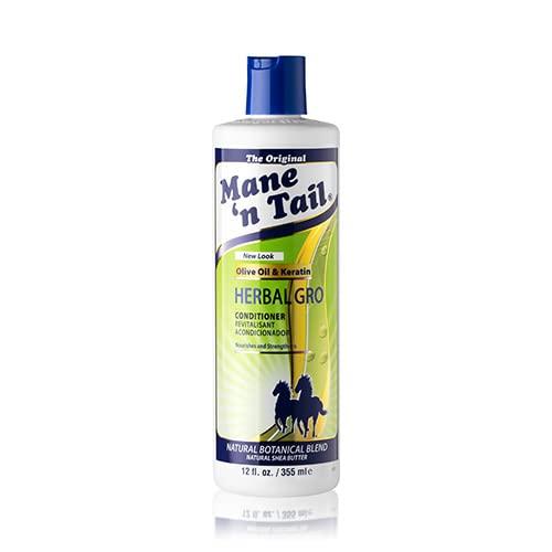 Mane 'n Tail Mane \'n Tail: Herbal Gro Shampoo + Conditioner (12 oz Each), Olive Oil Complex That Helps Strengthens & Nourishes Hair