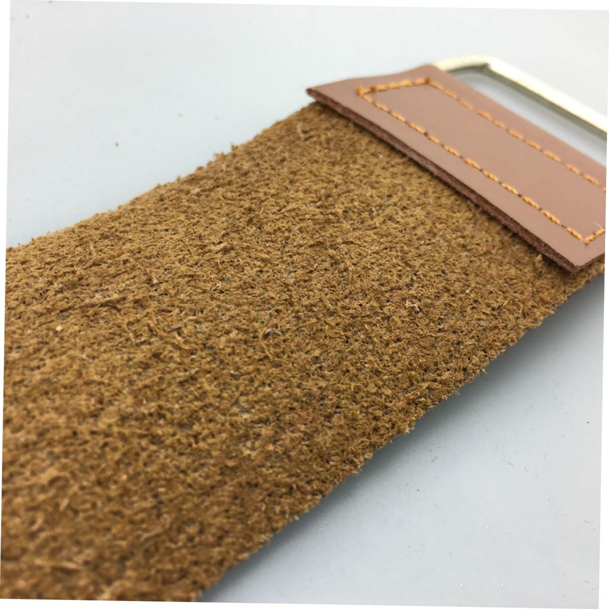 HONMEET HONMEET Leather Sharpening Strop Kit 2PCS Barbers Strop for Razor Blades Woodworking Tools and Scissors Straight Razor Strop