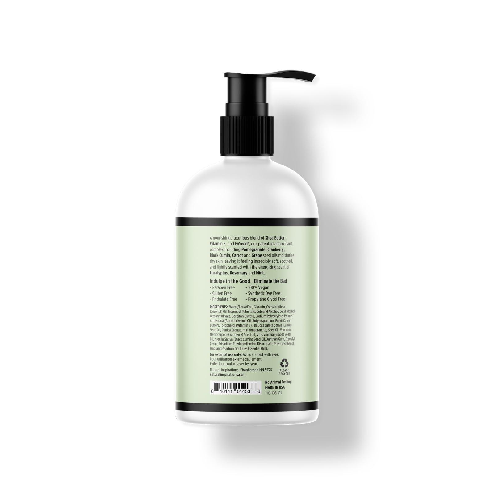 Natural Inspirations Natural Inspirations Eucalyptus Rosemary Mint Nourishing Hand + Body Lotion 12oz