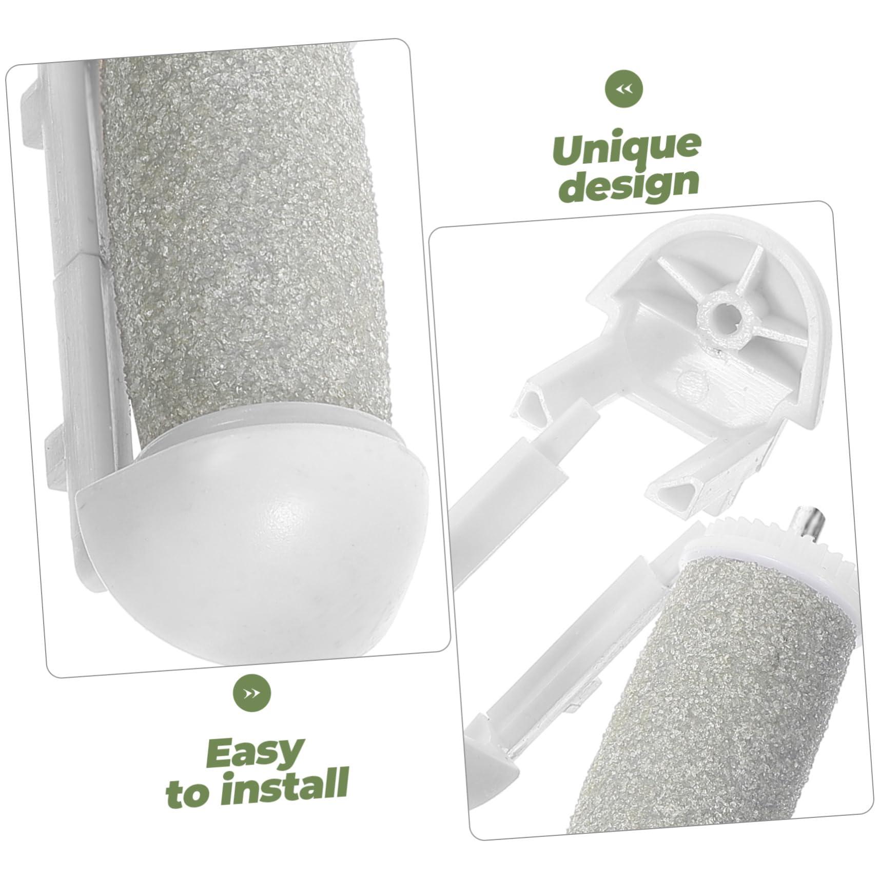 IWOWHERO IWOWHERO 5pcs Electric Foot Grinder Accessories Cuticle Electric Foot File Roller Glove Heads Electric Drill Bit Sharpener Electric Pedicure Electrical Tools Pedicure Supplies Plastic Grey