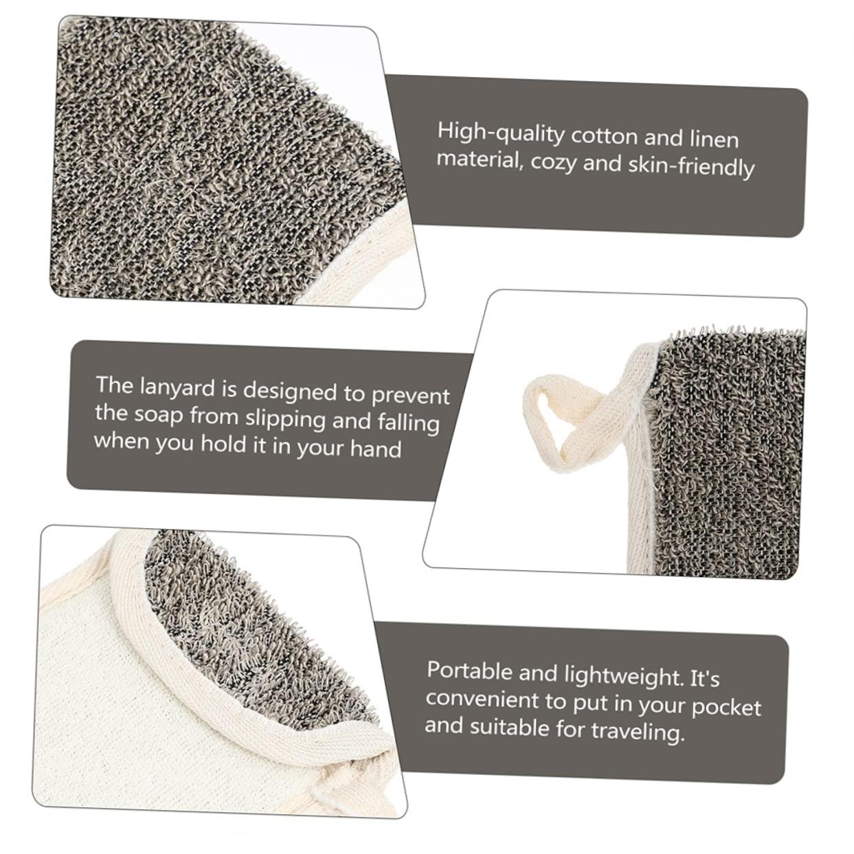 AUTSUPPL AUTSUPPL 5pcs Soap Bag Net Facial Er Exfoliating Mesh Soap Net Pouch Face Cleaning Foaming Net Cleansing Foaming Net Dry Fast Easy to Hang