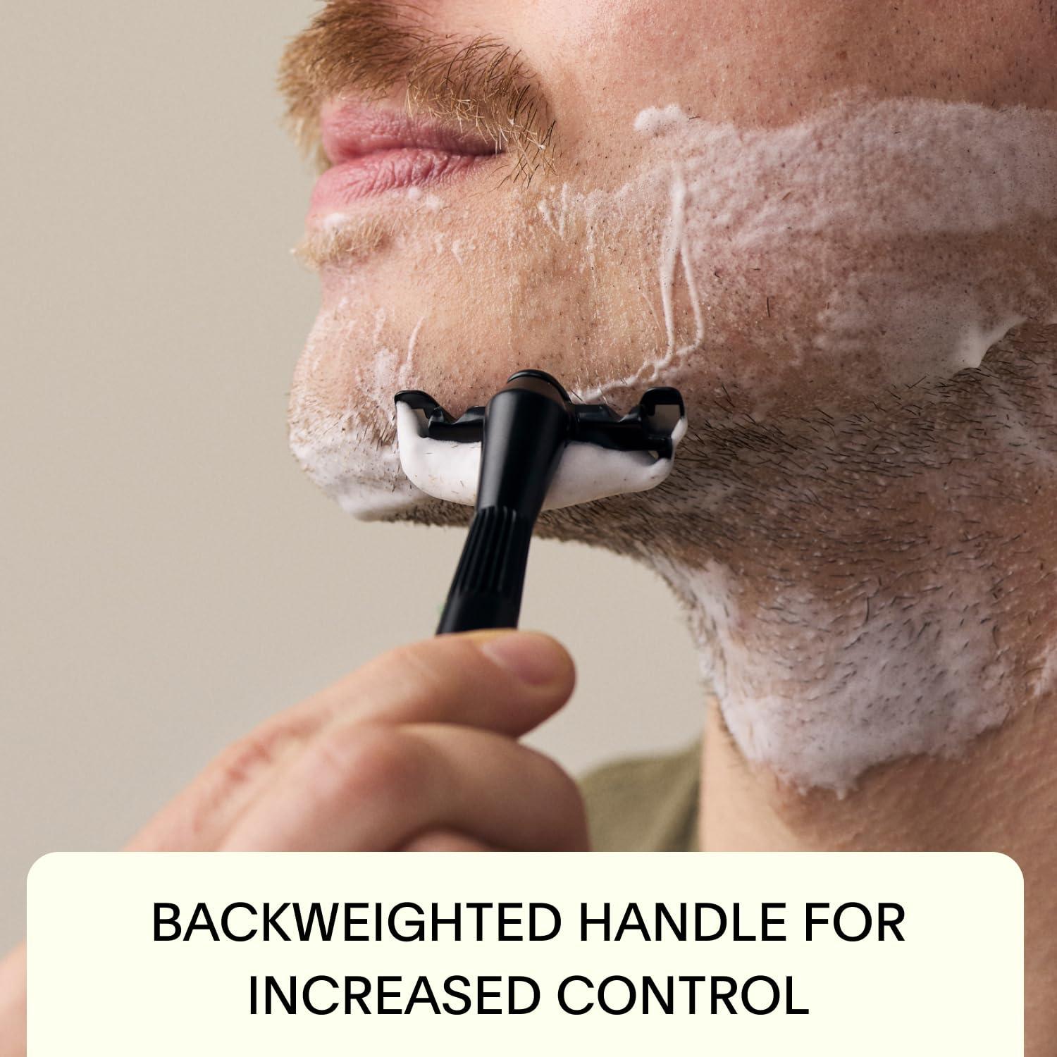 Leaf Shave Leaf Shave | Twig Razor, Mercury - All-Metal, Eco-Friendly Shaver for Men & Women; Includes 5 Stainless Steel Single-Edge Blades; Recommended for Face Shaving Lighter Hair and Sensitive Skin