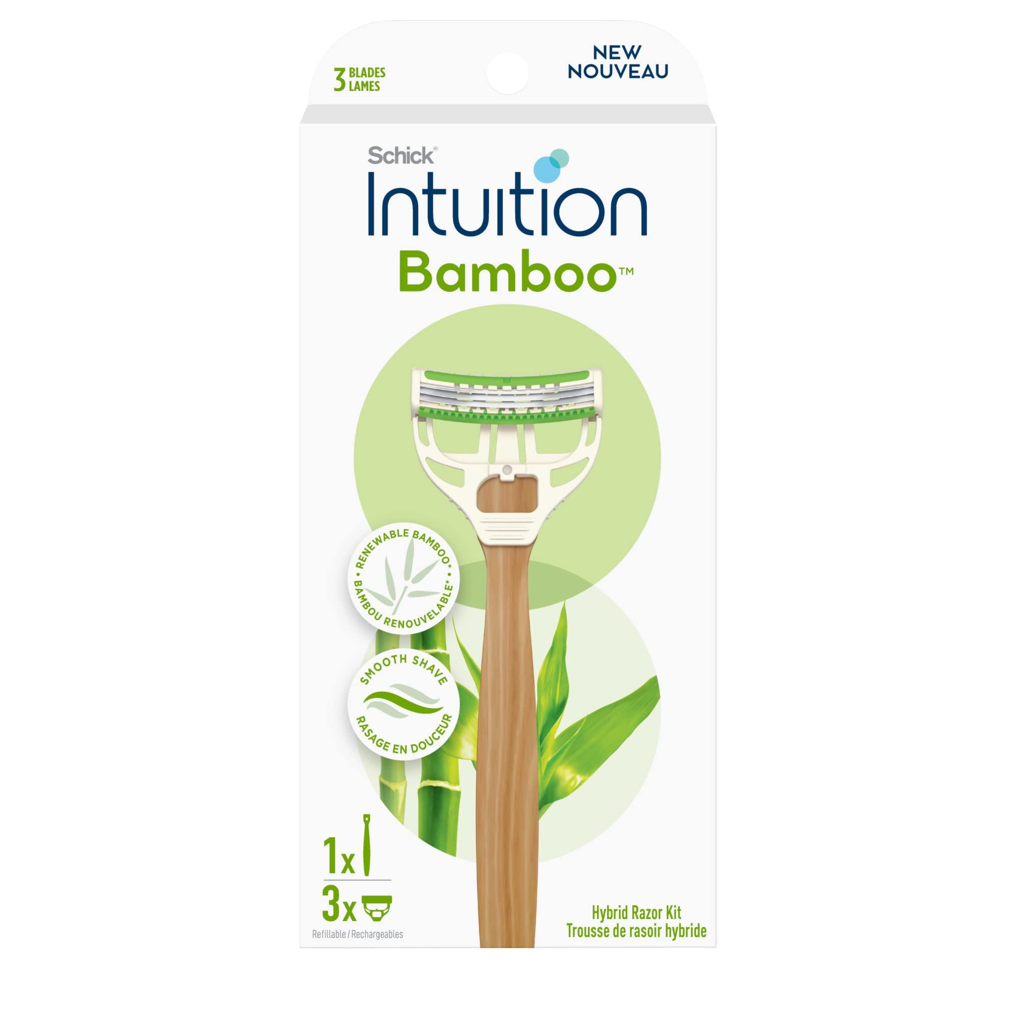 Schick Schick Intuition Bamboo Disposable Razors for Women, 3ct