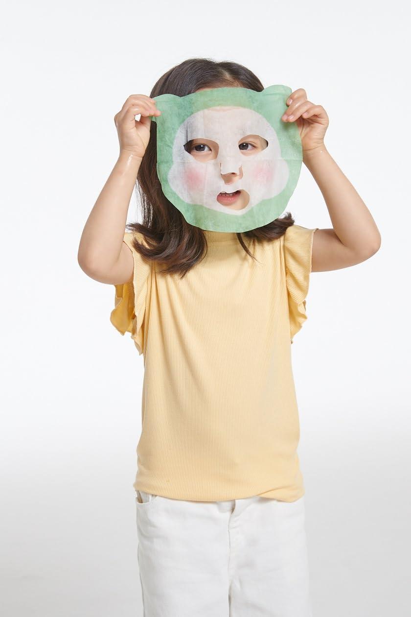 ATOPALM ATOPALM KIDS FROGGY MASK PACK 1 BOX (5 Sheets), Revitalizing Moisturizing MLE Mask Pack, Korea