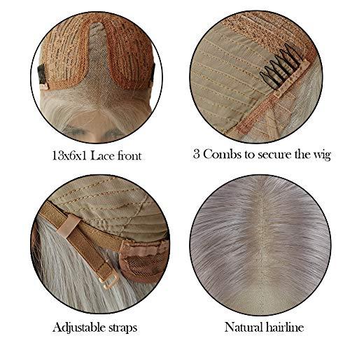 Munx 8 Inch Short Grey Bob Wigs Human Hair Lace Front Wigs Brazilian Virgin Human Hair 13x6x1 Straight Bob lace Frontal Wigs For Black Women Pre Plucked with Baby Hair 150% Density