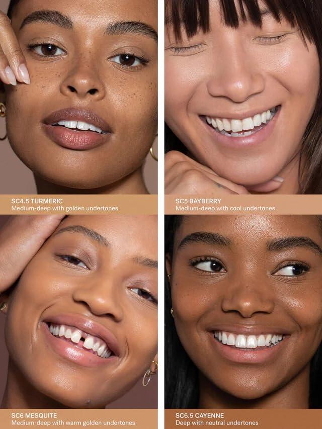 ILIA ILIA - True Skin Serum Concealer | Non-Comedogenic, Cruelty-Free, Vegan, Safe For Sensitive Skin, Reduces Appearance of Dark Circles + Blemishes (Mesquite SC6, 0.16 oz | 5 ml)