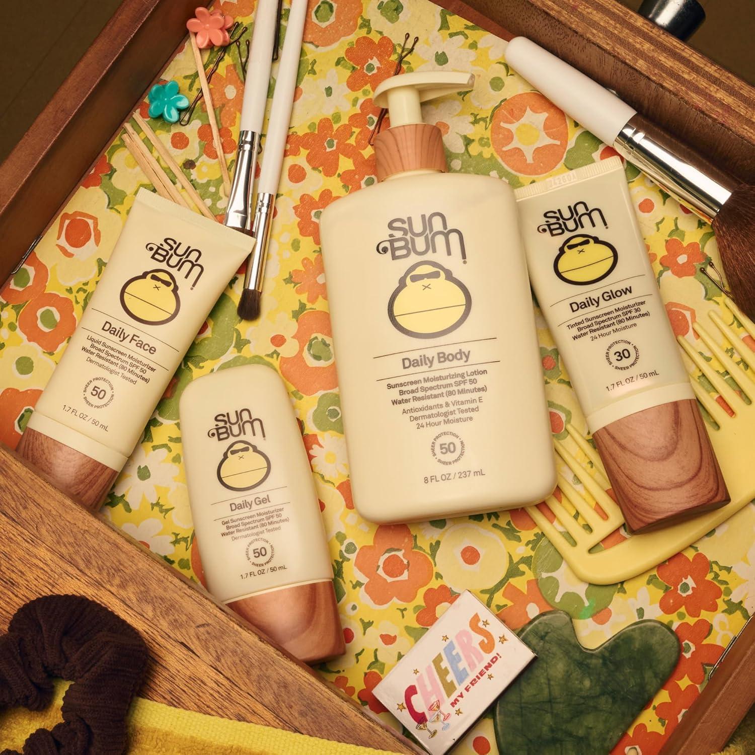 Sun Bum Sun Bum Daily SPF 50 Sunscreen Body Lotion| Broad Spectrum Moisturizing Sunblock with Vitamin E | Vegan and Hawaii 104 Act Compliant (Octinoxate & Oxybenzone Free) | Dermatologist Tested | 8 Fl Oz