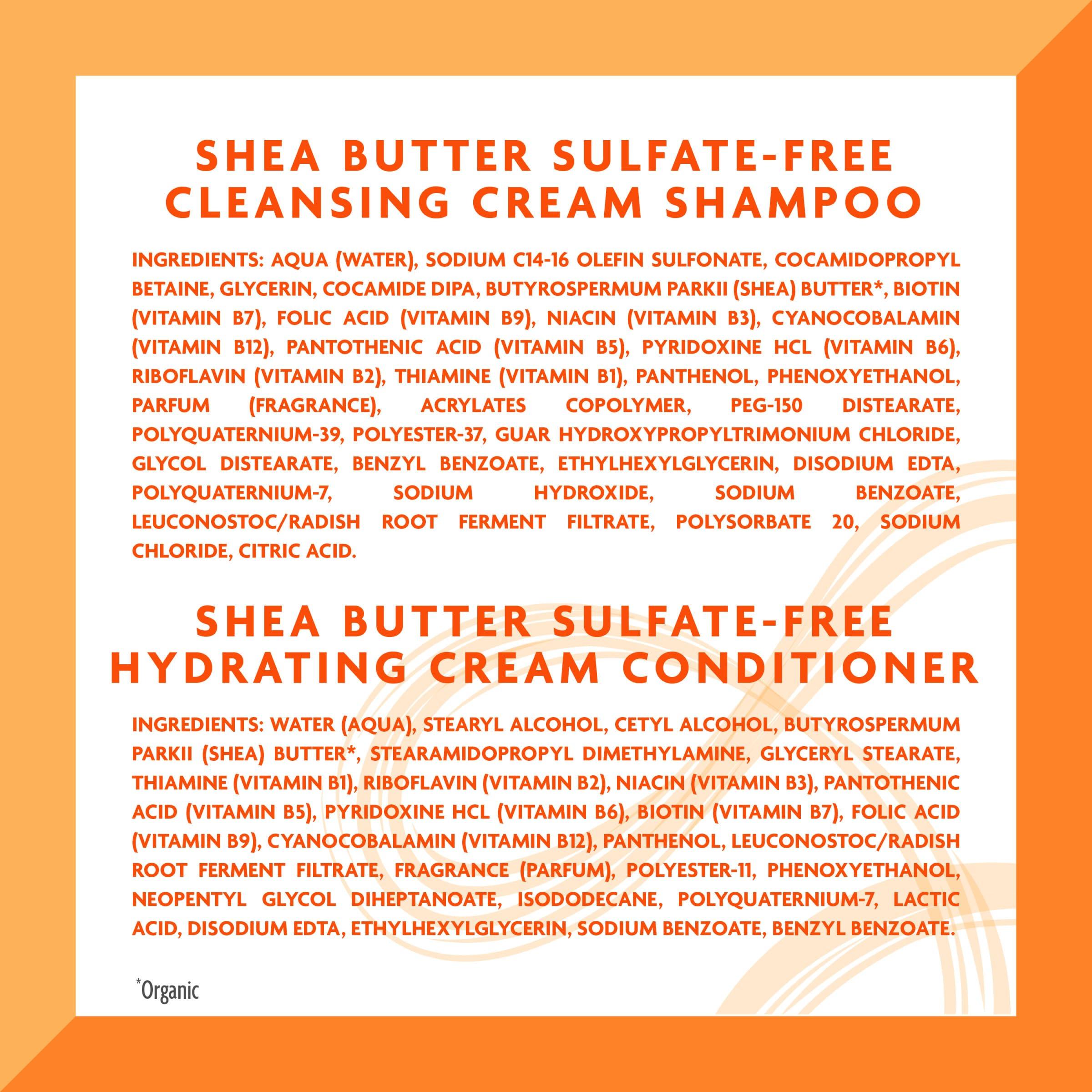 Cantu Cantu Shampoo & Conditioner with Shea Butter for Natural Hair, 1L (Pack of 2)
